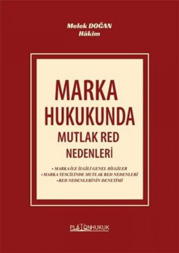 Marka Hukukunda Mutlak Red Nedenleri  Frontansicht 1