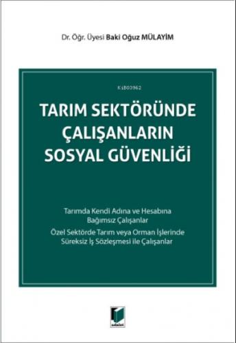 Tarım Sektöründe Çalışanların Sosyal Güvenliği  Frontansicht 1