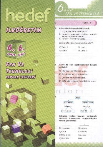 6. Sınıf Fen ve Teknoloji Yaprak Testler  Frontansicht 1