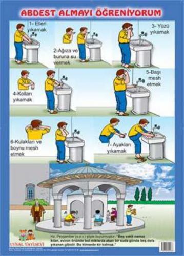 Abdest Almayı Öğreniyorum Posteri  Frontansicht 1