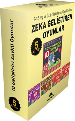 9-12 Yaş ve Üstü Çocuklar İçin Zeka Geliştiren Oyunlar (5 Kitap Takım)  Frontansicht 1