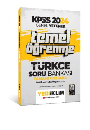 Yediiklim Yayınları 2024 Genel Yetenek Türkçe Temel Öğrenme Tamamı Çözümlü Soru Bankası  Frontansicht 1