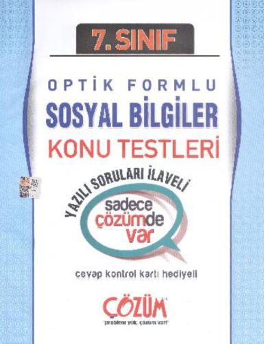 7. Sınıf Sosyal Bilgiler Konu Testi  Frontansicht 1