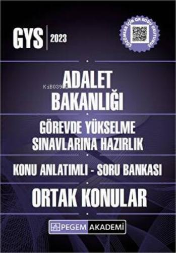 Adalet Bakanlığı Görevde Yükselme Sınavlarına Hazırlık Konu Anlatımlı Soru Bankası - Ortak Konular  Frontansicht 1