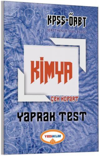 2017 ÖABT Kimya Öğretmenliği Çek Kopart Yaprak Test  Frontansicht 1
