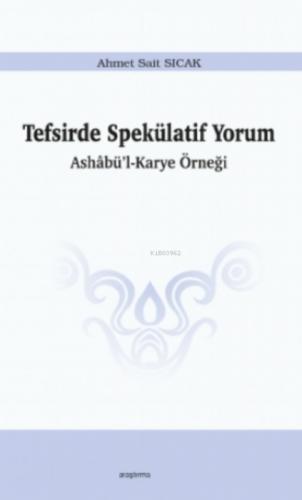 Tefsirde Spekülatif Yorum  Frontansicht 1