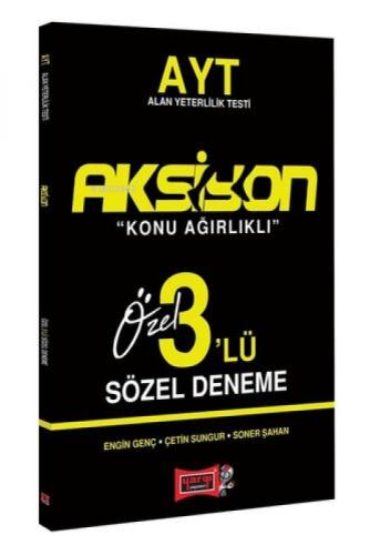 Yargı Yayınları 2021 AYT Aksiyon Sözel 3'lü Deneme  Frontansicht 1