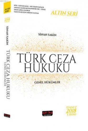 Türk Ceza Hukuku Genel Hükümler  Frontansicht 1