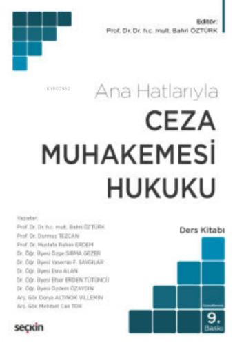 Ceza Muhakemesi Hukuku (Ana Hatlarıyla)  Frontansicht 1