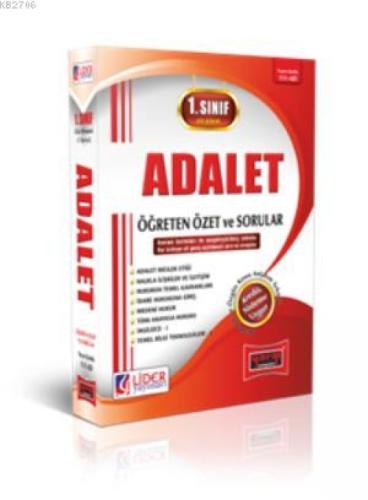 1. Sınıf Güz Dönemi Adalet Öğreten Özet ve Sorular  Frontansicht 1