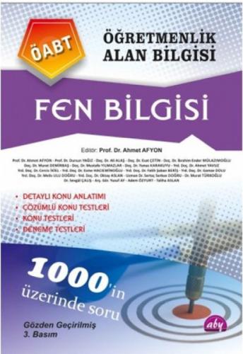 Öğretmenlik Alan Bilgisi Fen Bilgisi Konu Anlatımlı  Frontansicht 1