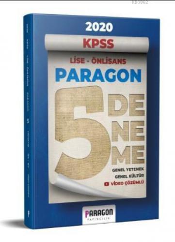 2020 KPSS Lise-Önlisans Paragon Genel Yetenek Genel Kültür Tamamı Video Çözümlü 5 Deneme  Frontansicht 1