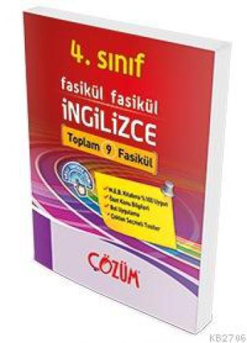 4. Sınıf İngilizce Fasikül Konu Anlatımlı  Frontansicht 1