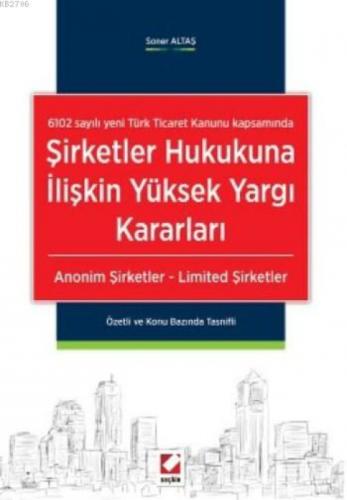 Şirketler Hukukuna İlişkin Yüksek Yargı Kararları  Frontansicht 1