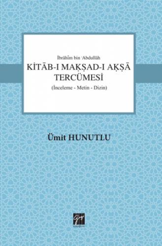 Kitab-ı Makşad-ı Akşa Tercümesi  Frontansicht 1