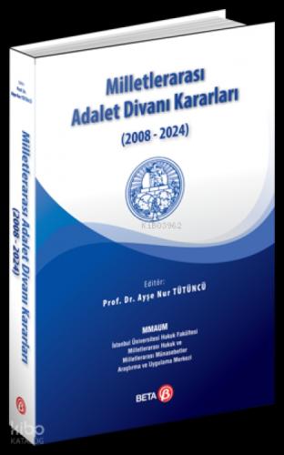 Milletlerarası Adalet Divanı Kararları (2008-2024)  Frontansicht 1