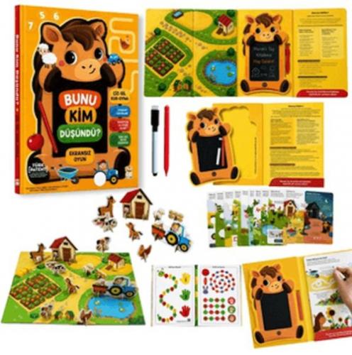 Sincap Kitap Bunu Kim Düşündü? (Ciltli - Tabletli Ş Maketli Etkinlik Kitabı)  Frontansicht 1
