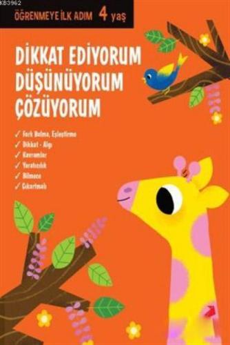 Dikkat Ediyorum, Düşünüyorum, Çözüyorum - Öğrenmeye İlk Adım (4 Yaş)  Frontansicht 1