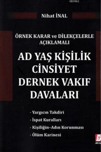 Ad Yaş Kişilik Cinsiyet Dernek Vakfı Davaları  Frontansicht 1