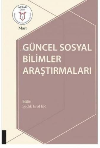 Güncel Sosyal Bilimler Araştırmaları  Frontansicht 1
