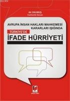 Avrupa İnsan Hakları Mahkemesi Kararları Işığında Türkiye'de İfade Hürriyeti  Frontansicht 1