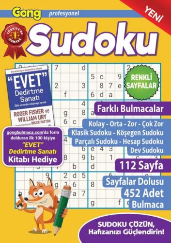 Gong Profesyonel Sudoku 22  Frontansicht 1