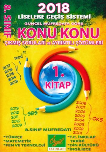 8.Sınıf 2018 Liselere Geçiş Sistemi Konu Konu Çıkmış Soruları ve Ayrıntılı  Frontansicht 1