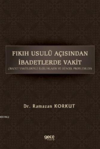 Fikih Usulü Açısından İbadetlerde Vakit  Frontansicht 1
