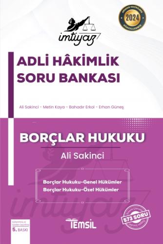 İmtiyaz  Adli Hakimlik Soru Bankası Borçlar Hukuku  Genel Hükümler-Özel Hükümler  Frontansicht 1