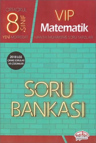 Editör Yayınları 8. Sınıf LGS VIP Matematik Soru Bankası Editör  Frontansicht 1