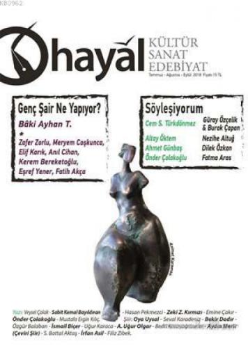 Hayal Kültür Sanat Edebiyat Dergisi Sayı: 66 (Temmuz-Ağustos-Eylül) 2018  Frontansicht 1