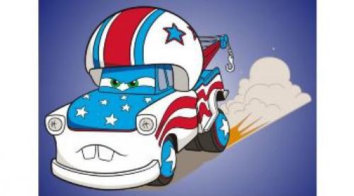 Cars Poşetli Orta Boy Kum Boyama  Frontansicht 1