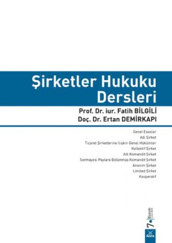 Şirketler Hukuku Dersleri  Frontansicht 1