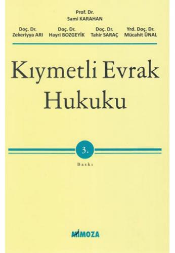 Kıymetli Evrak Hukuku  Frontansicht 1