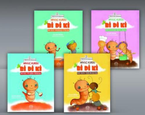 Değerlerimle Büyüyorum Havuç Kurdu Bi Di Ki (4 Kitap Takım)  Frontansicht 1