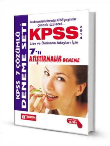 KPSS Lise ve Önlisans 7li Atıştırmalık Çözümlü Deneme 2014  Frontansicht 1