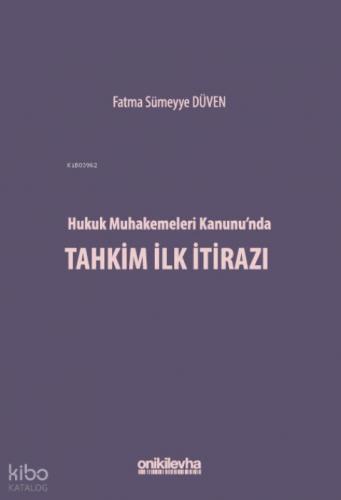 Hukuk Muhakemeleri Kanunu'nda Tahkim İlk İtirazı  Frontansicht 1