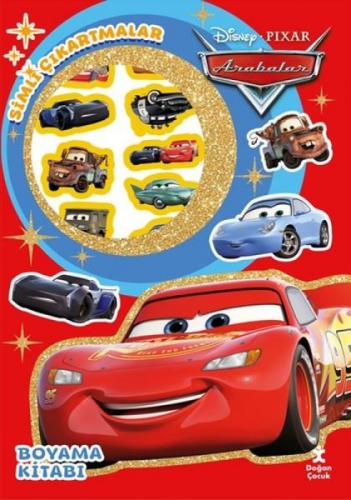 Disney Arabalar Star Simli Çıkartmalı Boyama Kitabı  Frontansicht 1