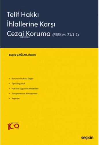 Telif Hakkı İhlallerine Karşı Cezai Koruma  Frontansicht 1