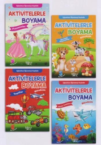 Aktivitelerle Boyama Kitabım Seti (4 Kitap)  Frontansicht 1
