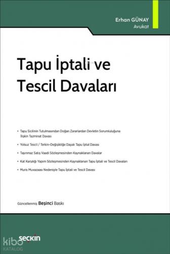 Tapu İptali ve Tescil Davaları (Ciltli)  Frontansicht 1