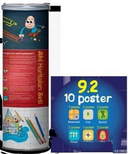 9.2 Akıl Haritaları Seti (10 Poster)  Frontansicht 1