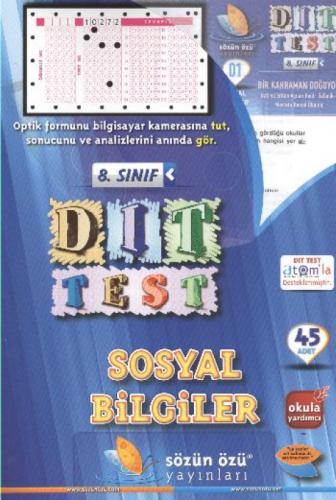 8. Sınıf Dıt Test Sosyal Bilimler  Frontansicht 1