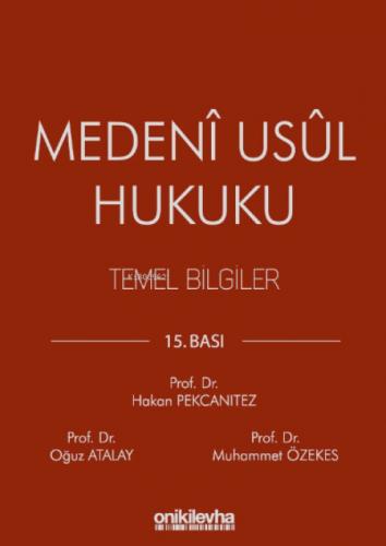 Medeni Usul Hukuku Temel Bilgiler  Frontansicht 1