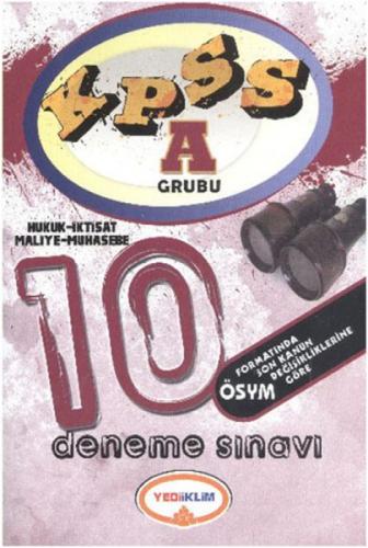 KPSS A Grubu 10 Deneme Sınavı  Frontansicht 1