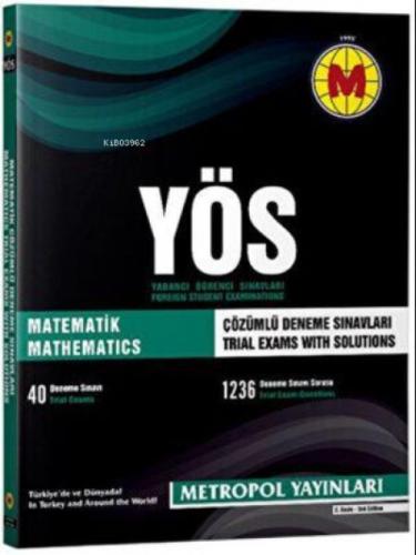 YÖS Matematik Çözümlü Deneme Sınavları  Frontansicht 1