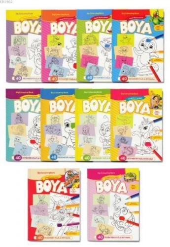 Büyük Boyama Kitapları 10 Kitap  Frontansicht 1