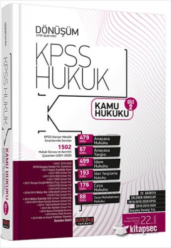 Dönüþüm KPSS Hukuk Kamu Hukuku Cilt 2  Frontansicht 1