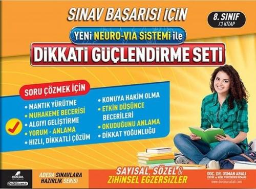 Dikkati Güçlendirme Seti 8. Sınıf 14 Yaþ (3 Kitap Takım)  Frontansicht 1