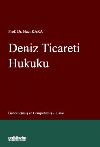 Deniz Ticareti Hukuku  Frontansicht 1